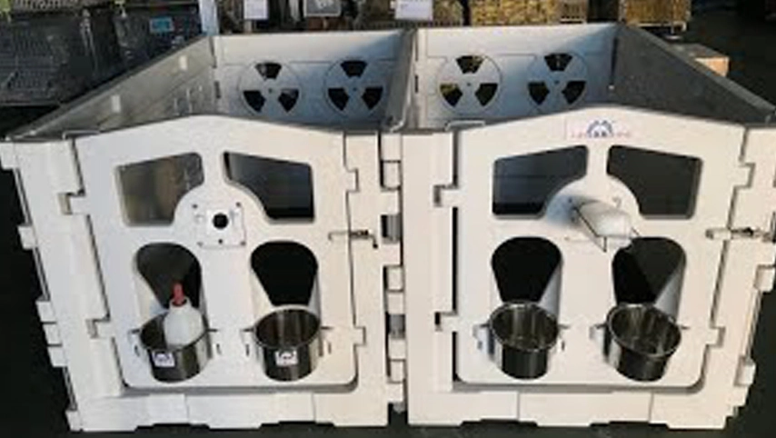 Молочный теленок ручки и дневник теленка жилья Производитель крытый теленок ручка