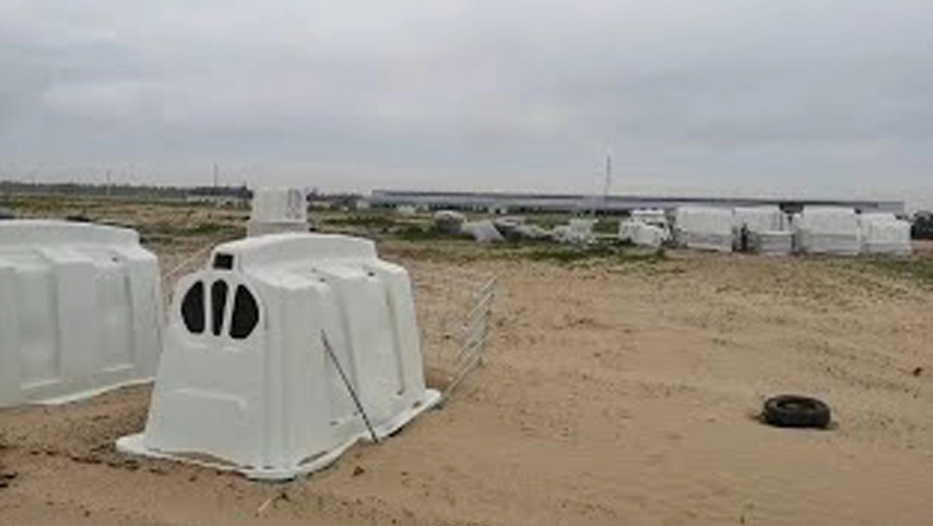 Дайтри фермы оборудование теленка Hutch теленка ручка в пустыне