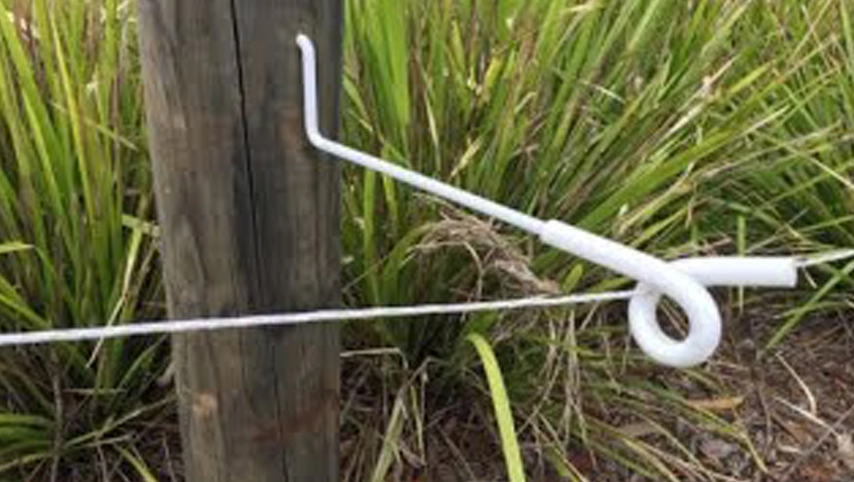 Электрические аксессуары загородки пластиковые Винт-в изоляторе отрезка провода смещенном